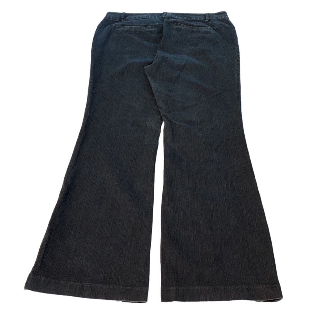 Ann Taylor Flared Leg Jeans, Size 14, Dark Wash Blue Denim